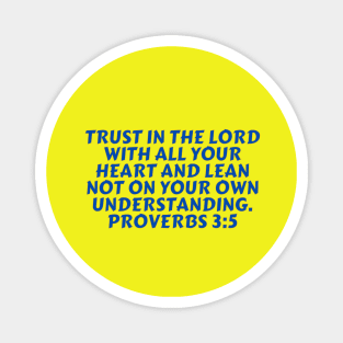 Bible Verse Proverbs 3:5 Magnet